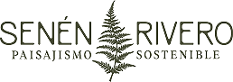 Logo de Senén Rivero Paisajismo Sostenible, estudio de diseño de jardines y consultoría ambiental en Asturias.